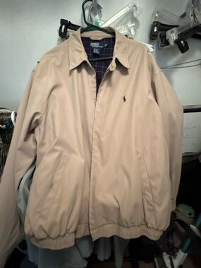 Polo by Ralph Lauren Tan Lightweight Harrington Jacket